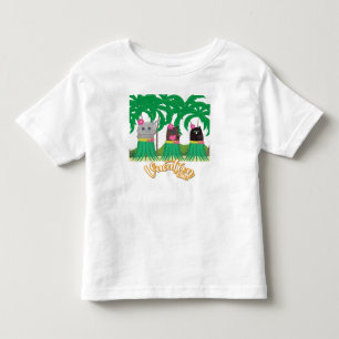 Camiseta Infantil Amigos bonitos aproveitando o tempo de férias