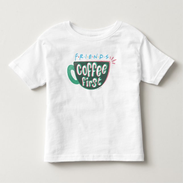 Camiseta Infantil AMIGOS™ | Café Primeiro (Frente)