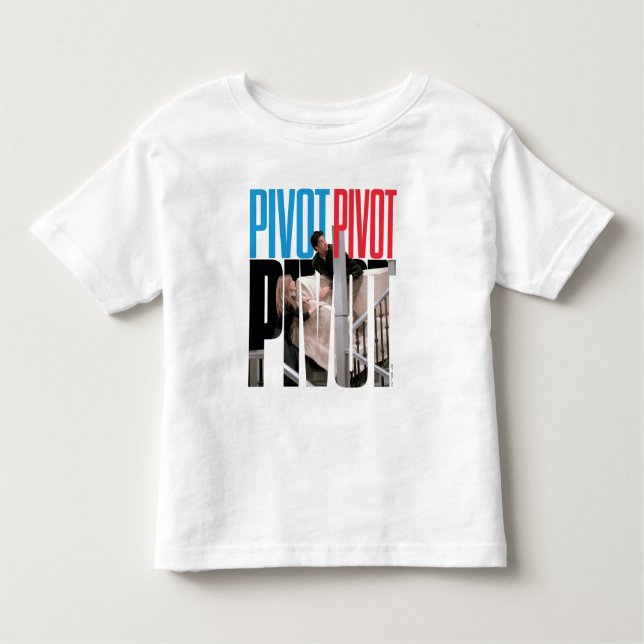 Camiseta Infantil AMIGOS™ | Citação PIVOT PIVOT PIVOT (Frente)