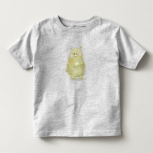 Camiseta Infantil Amigos de aniversário, monstros engraçados