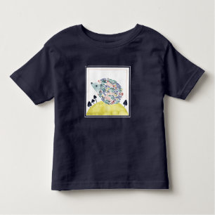 Camiseta Infantil Amigos de Clementine Folk Art Hedge Hog