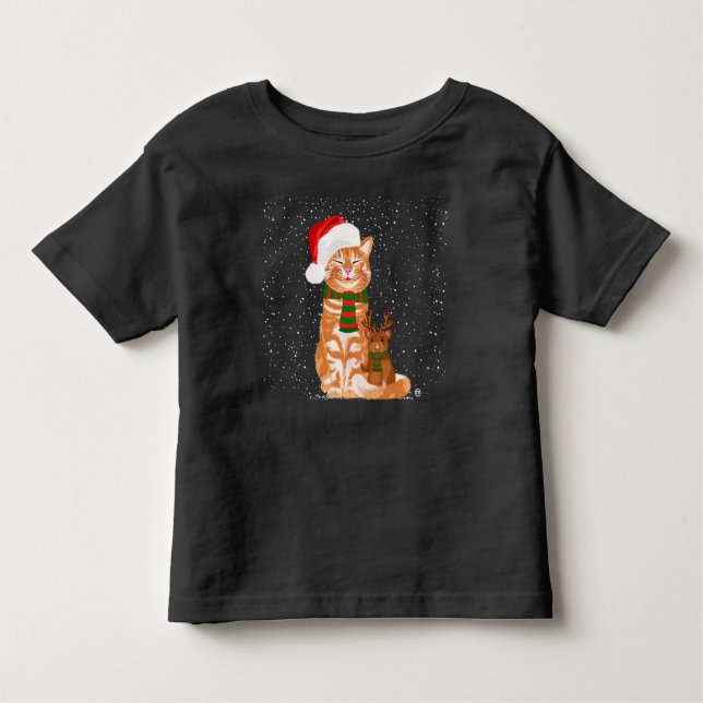 Camiseta Infantil Amigos de Natal (Frente)