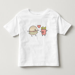 Camiseta Infantil Amigos do fast food