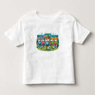 Camiseta Infantil Amigos do Furry imparáveis