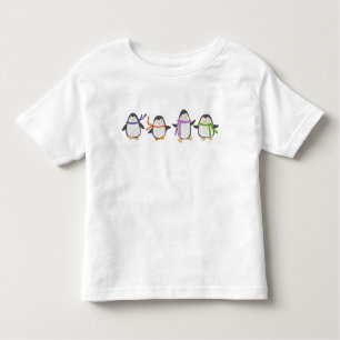 Camiseta Infantil Amigos do Pinguim