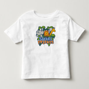 Camiseta Infantil amigos do safari
