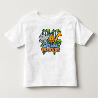 Camiseta Infantil amigos do safari