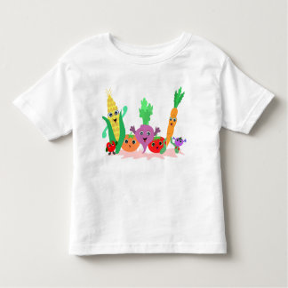 Camiseta Infantil Amigos do vegetariano para o t-shirt de Todlers