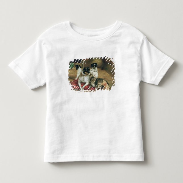 Camiseta Infantil Amigos estáveis (Frente)