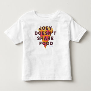 Camiseta Infantil AMIGOS™   Joey não compartilha Comida - Pizza