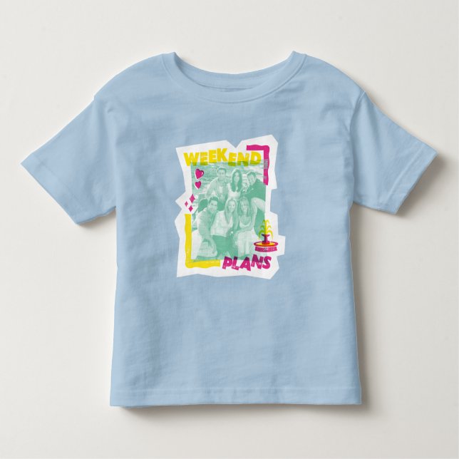 Camiseta Infantil AMIGOS™ | Planos de fim de semana (Frente)