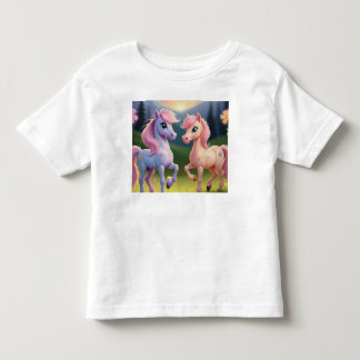 Camiseta Infantil Amigos Pôneis