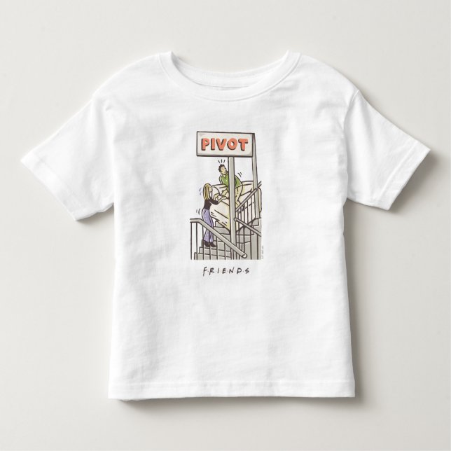 Camiseta Infantil AMIGOS™ | Ross e Rachel PIVOT (Frente)
