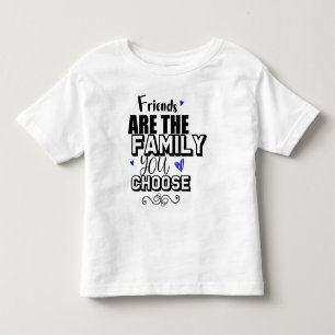 Camiseta Infantil Amigos São A Família Que Você Escolhe