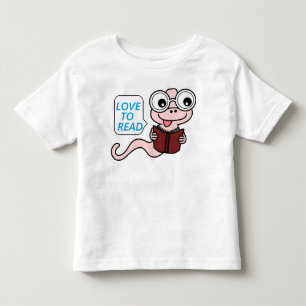 CAMISETA INFANTIL "AMO LER" BIBLIÓFILO