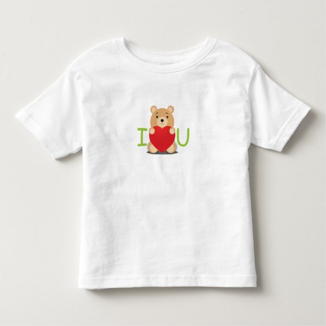 Camiseta Infantil Amor coração (Frente)
