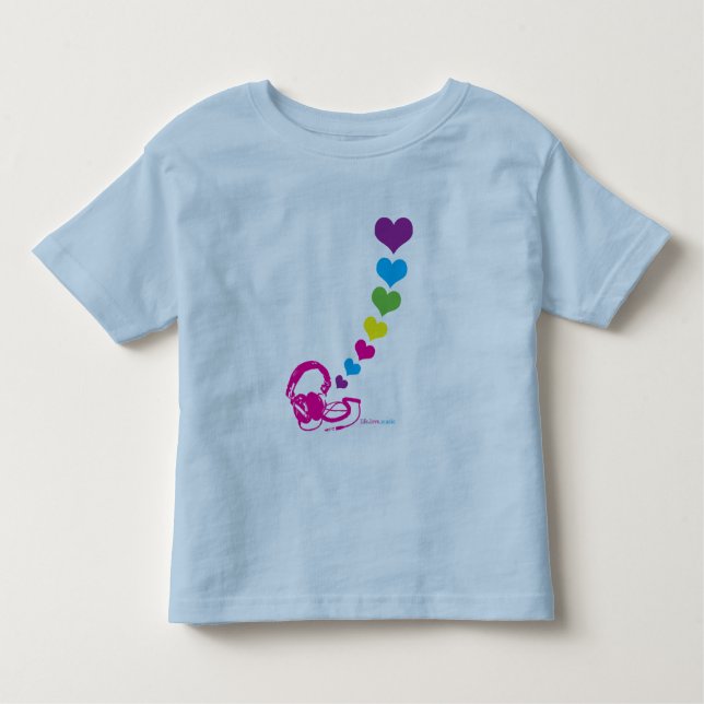 Camiseta Infantil Amor da música (Frente)
