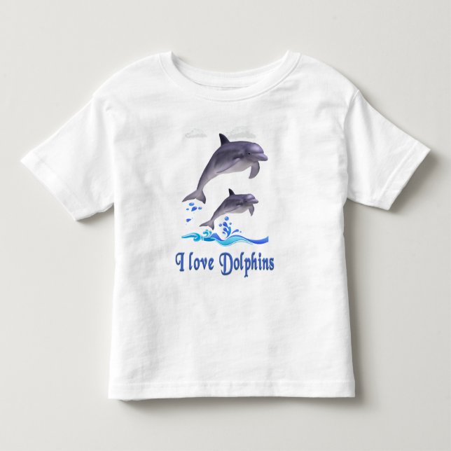 Camiseta Infantil Amor de Golfinho (Frente)