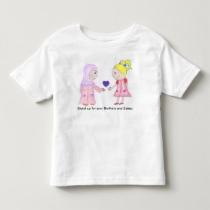 Camiseta Infantil Amor e Amizade Curar o Mundo