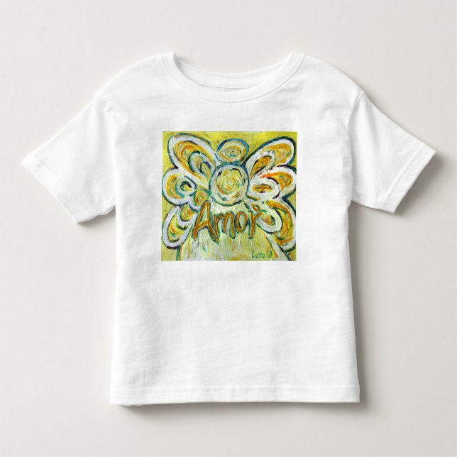 Camiseta Infantil Amor Inspiration Angel Shirt (Arte em ambos os lad (Frente)