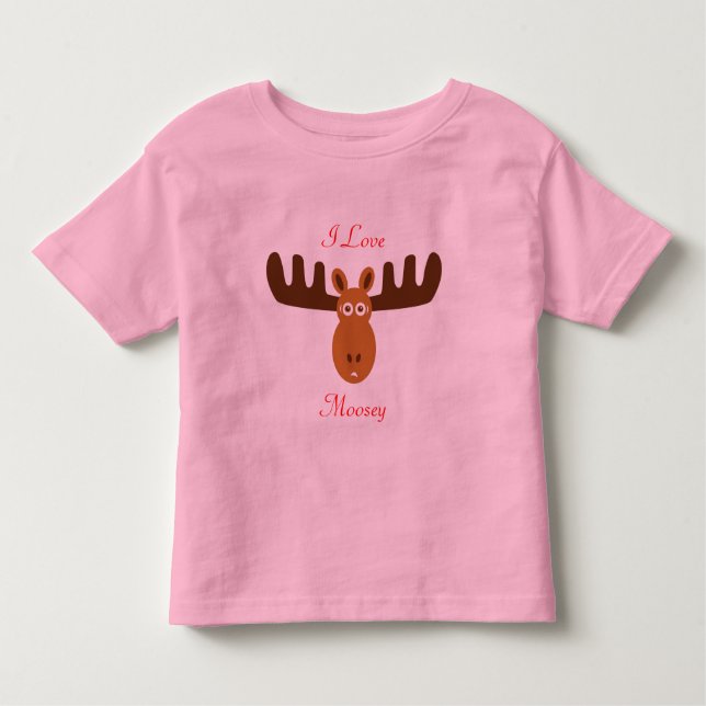 Camiseta Infantil Amor Moosey de Head_I dos alces (Frente)