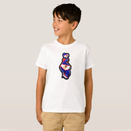 Camiseta infantil AmSamoa Finger Heart Black-Out
