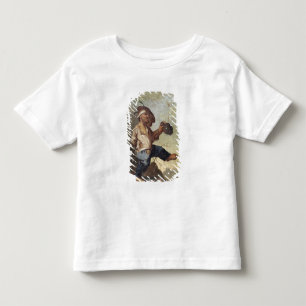Camiseta Infantil Anão que guardara um jarro (óleo nas canvas