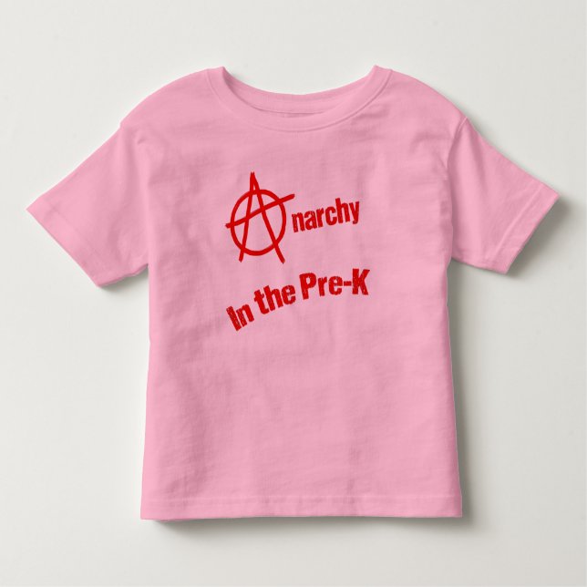 Camiseta Infantil Anarquia no Pre-K (Frente)