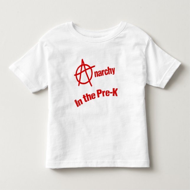 Camiseta Infantil Anarquia no Pre-K (Frente)