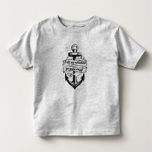 Camiseta Infantil Ancora - marinheiro (Frente)