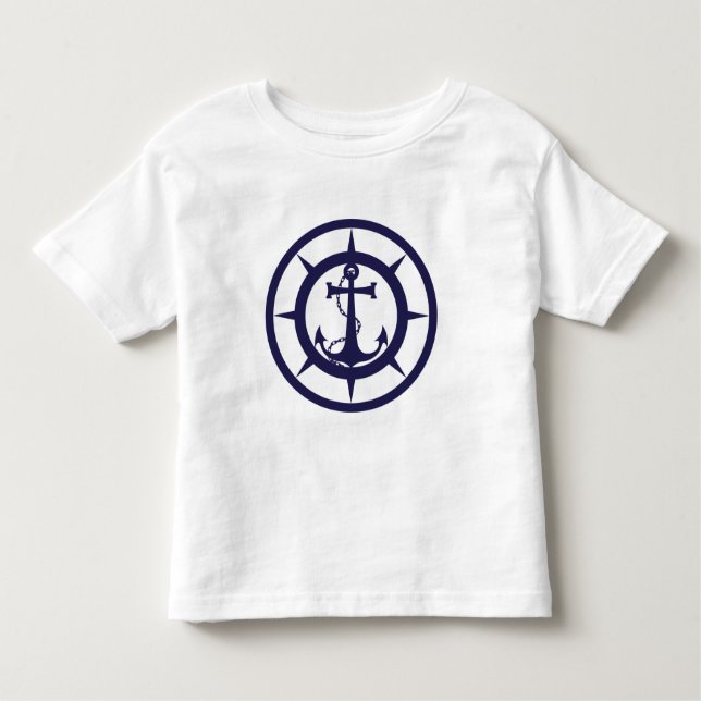 Camiseta Infantil Âncora Náutica (Frente)