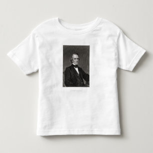 Camiseta Infantil Andrew Johnson, gravado de uma fotografia por Thom