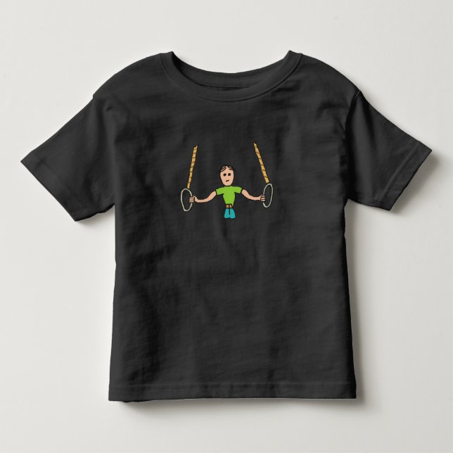 Camiseta Infantil Anéis de ginástica (Frente)