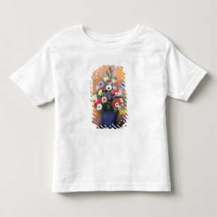 Camiseta Infantil Anêmonas e lilac em um vaso azul, depois de 1912