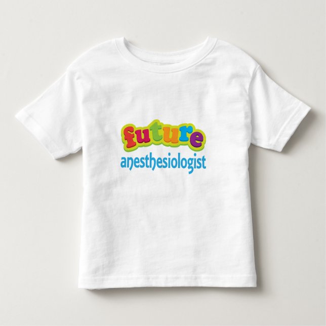 Camiseta Infantil Anesthesiologist (futuro) para a criança (Frente)