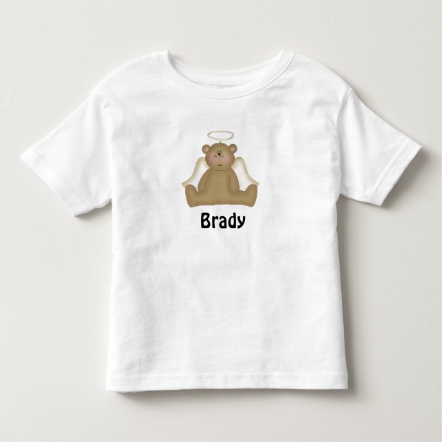 Camiseta Infantil Angel Teddy Bear (Garoto) (Frente)