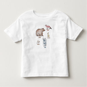 Camiseta Infantil Animais Cherokee