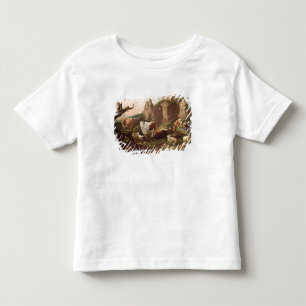 Camiseta Infantil Animais de fazenda em uma paisagem, 1685