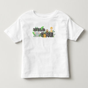 Camiseta Infantil Animais de Safari no Jungle do Selvagem no Anivers