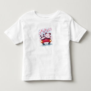 Camiseta Infantil Animais num carro n.o 6