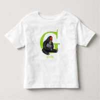 Animal ABC G é para gorila T-shirt