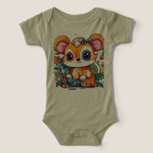 Camiseta Infantil Animal Vetor Desenho com Cor