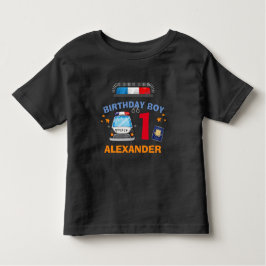 Camiseta Infantil Aniversário da polícia