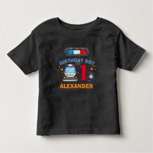 Camiseta Infantil Aniversário da polícia