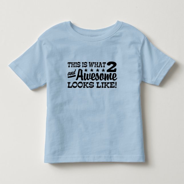 Camiseta Infantil Aniversário de 2 anos (Frente)
