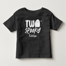 Camiseta Infantil Aniversário de 2 anos Two Spooky Halloween Persona