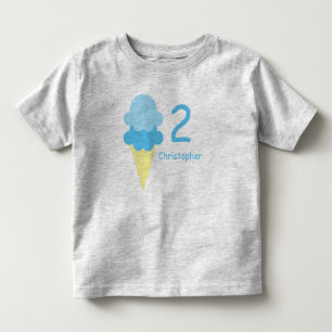 Camiseta Infantil Aniversário do sorvete