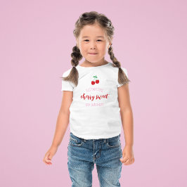 Camiseta Infantil Aniversário Doce Cereja