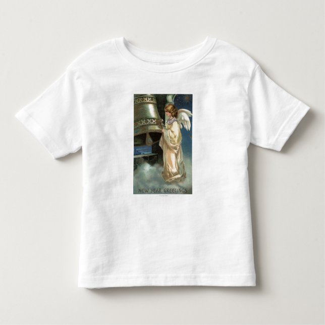 Camiseta Infantil Anjo Bell impressionante com malho (Frente)