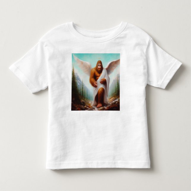 Camiseta Infantil Anjo Bigfoot (Frente)